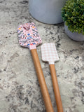 Chicken & Flowers Silicone Kitchen Spatulas - Set of 2