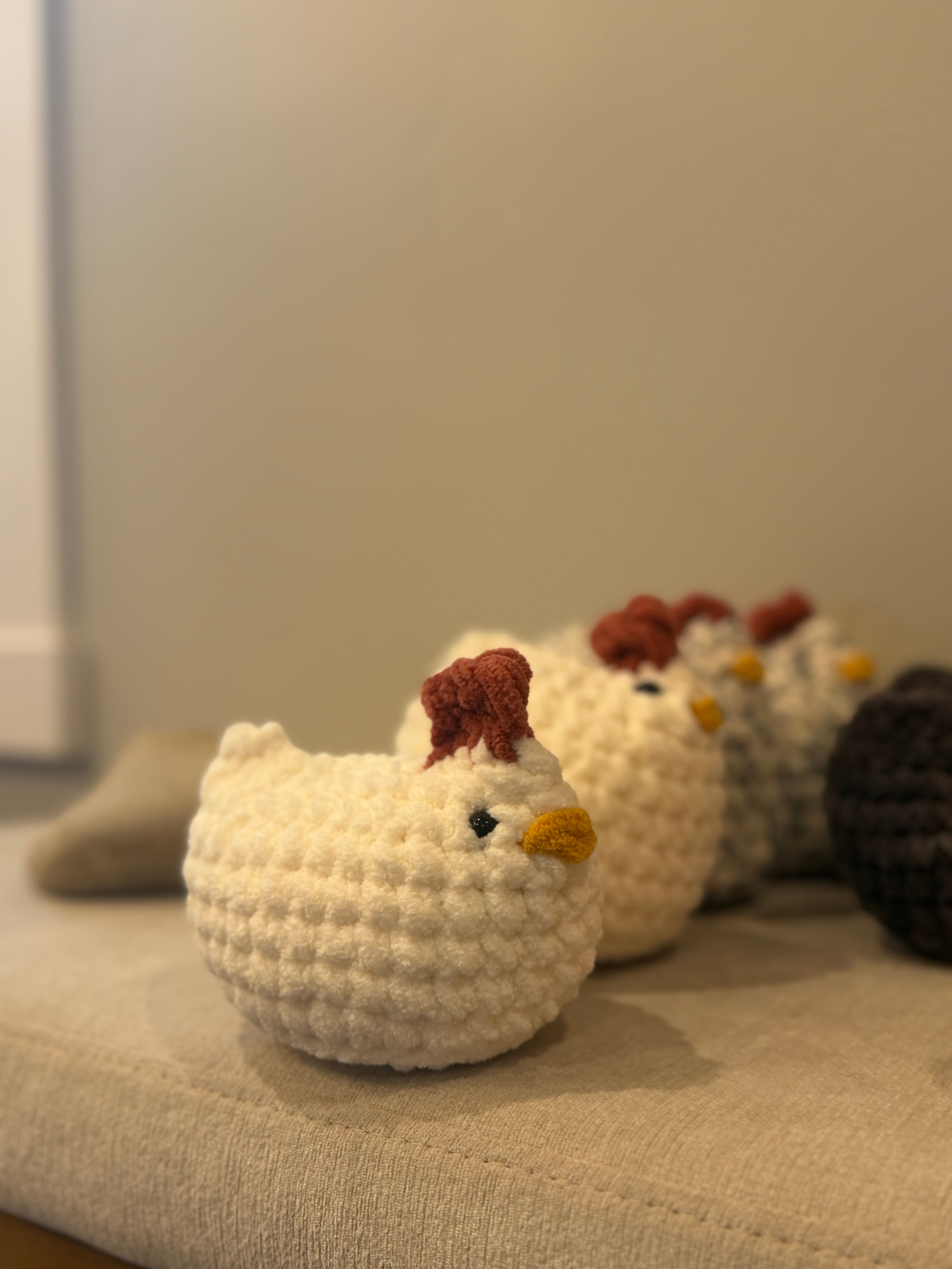Crocheted Chickens