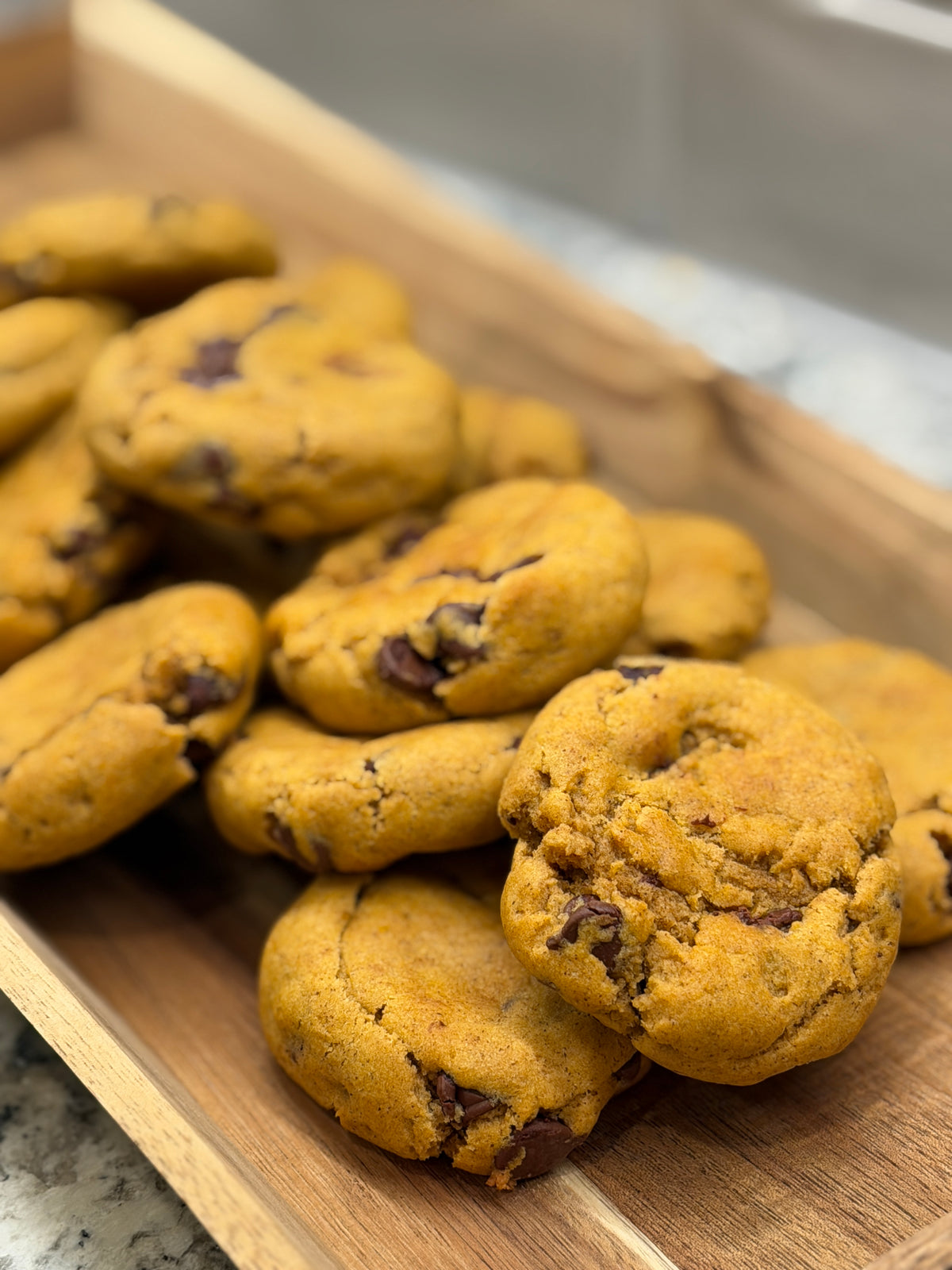 Pumpkin Chocolate Chip Cookies